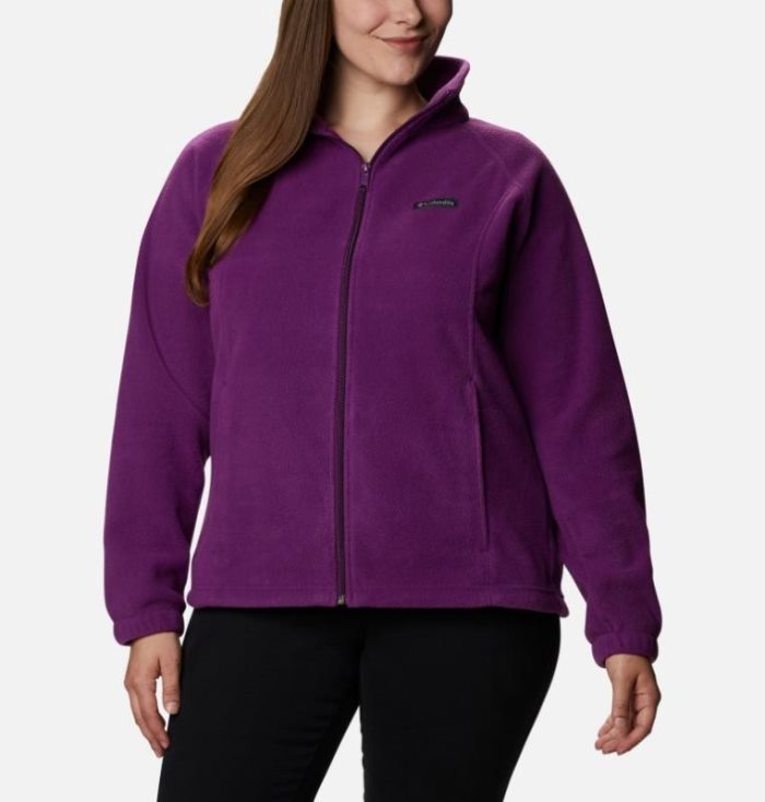 Jaqueta De Primavera Columbia Benton Springs™ Full Zip Feminino Roxo Portugal | 174756-442R