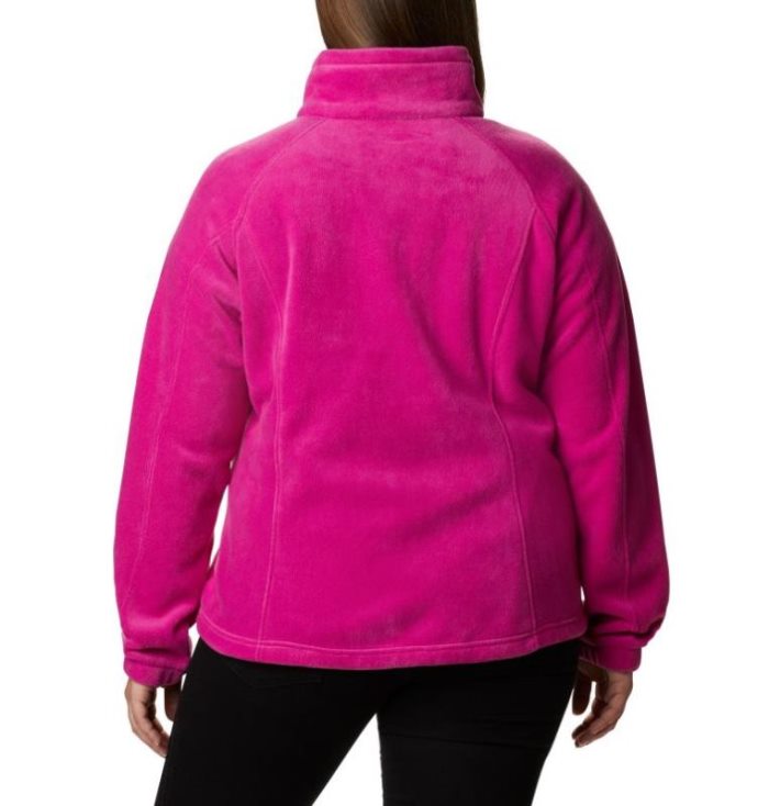 Jaqueta De Primavera Columbia Benton Springs™ Full Zip Feminino Fucsia Portugal | 178424-VBMY