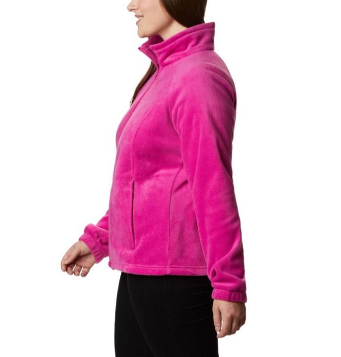 Jaqueta De Primavera Columbia Benton Springs™ Full Zip Feminino Fucsia Portugal | 178424-VBMY