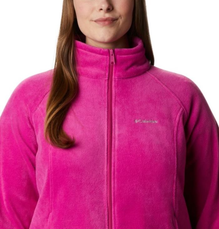 Jaqueta De Primavera Columbia Benton Springs™ Full Zip Feminino Fucsia Portugal | 178424-VBMY