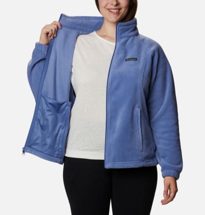 Jaqueta De Primavera Columbia Benton Springs™ Full Zip Feminino Azul Marinho Azuis Portugal | 178958-T0Z7