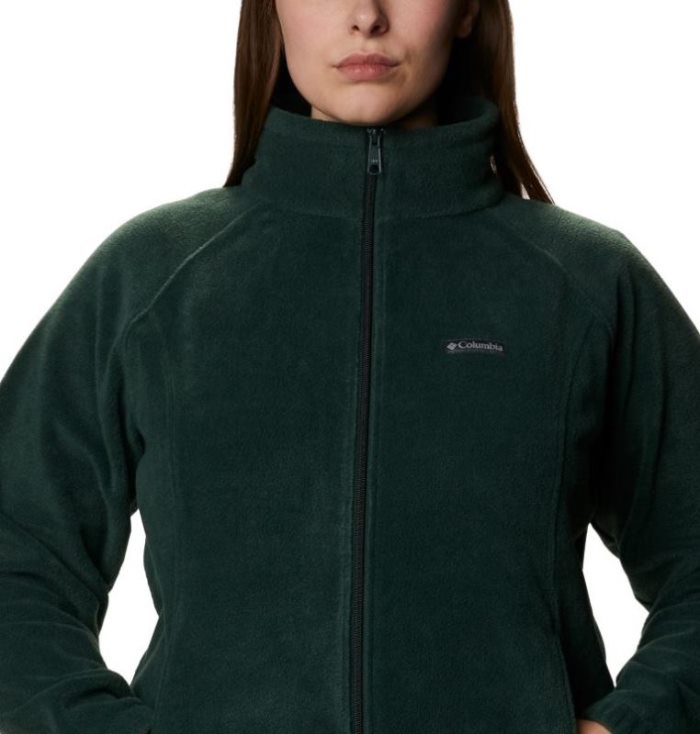 Jaqueta De Primavera Columbia Benton Springs™ Full Zip Feminino Verdes Portugal | 189745-TEFS