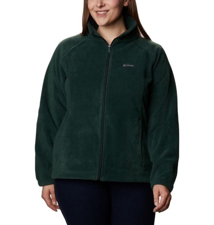 Jaqueta De Primavera Columbia Benton Springs™ Full Zip Feminino Verdes Portugal | 189745-TEFS