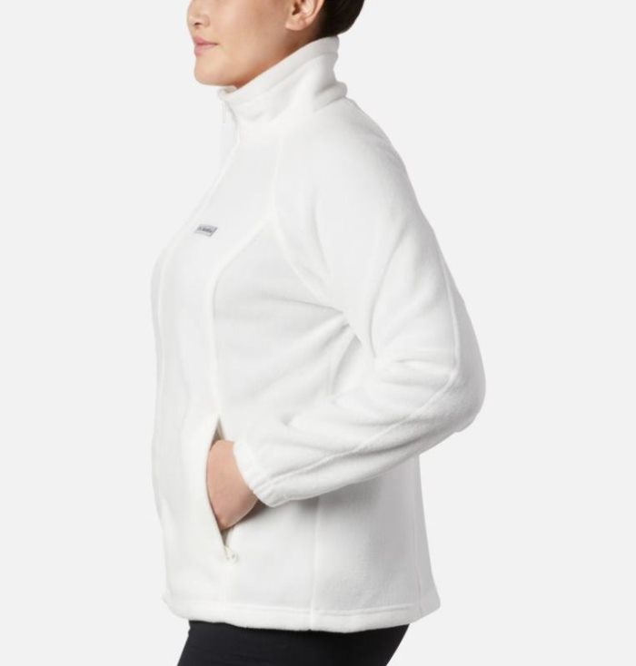 Jaqueta De Primavera Columbia Benton Springs™ Full Zip Feminino Branco Portugal | 195825-ICF4