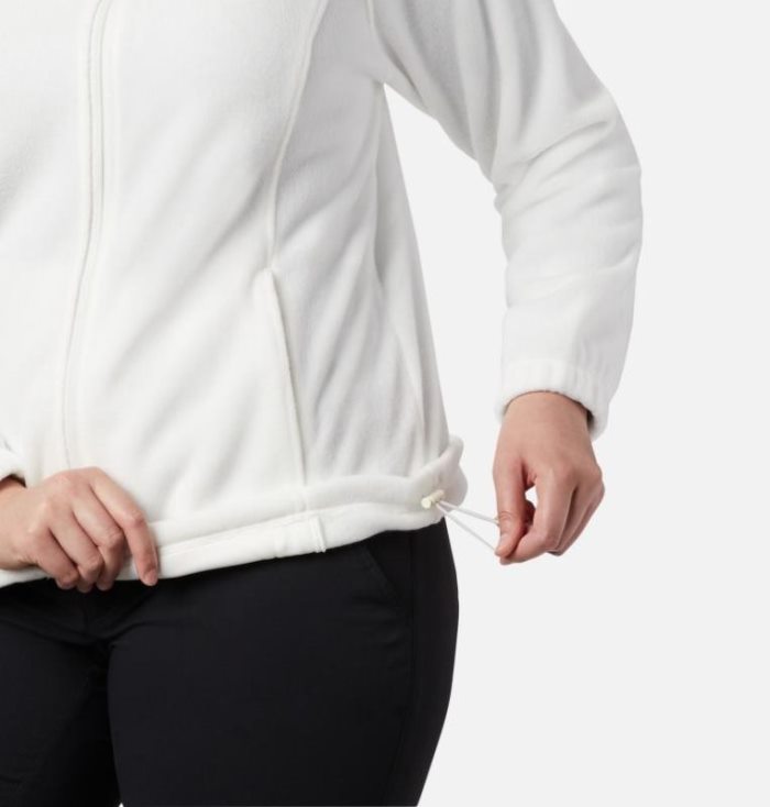 Jaqueta De Primavera Columbia Benton Springs™ Full Zip Feminino Branco Portugal | 195825-ICF4