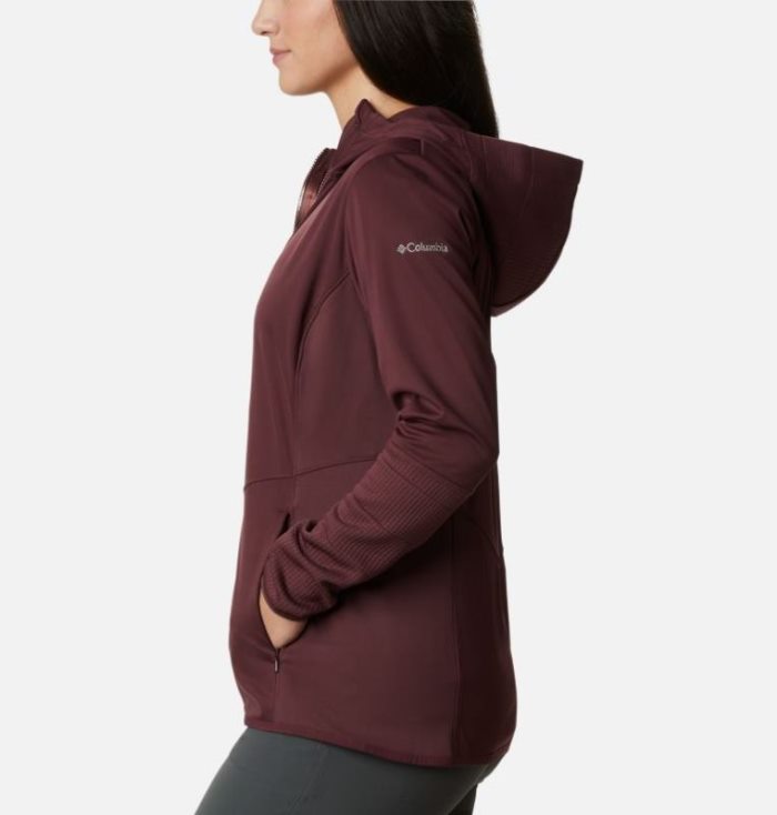 Jaqueta De Primavera Columbia Roffe Ridge™ Windblock Full Zip Jaqueta Feminino Vermelhas Escuro Portugal | 193217-Q3EH