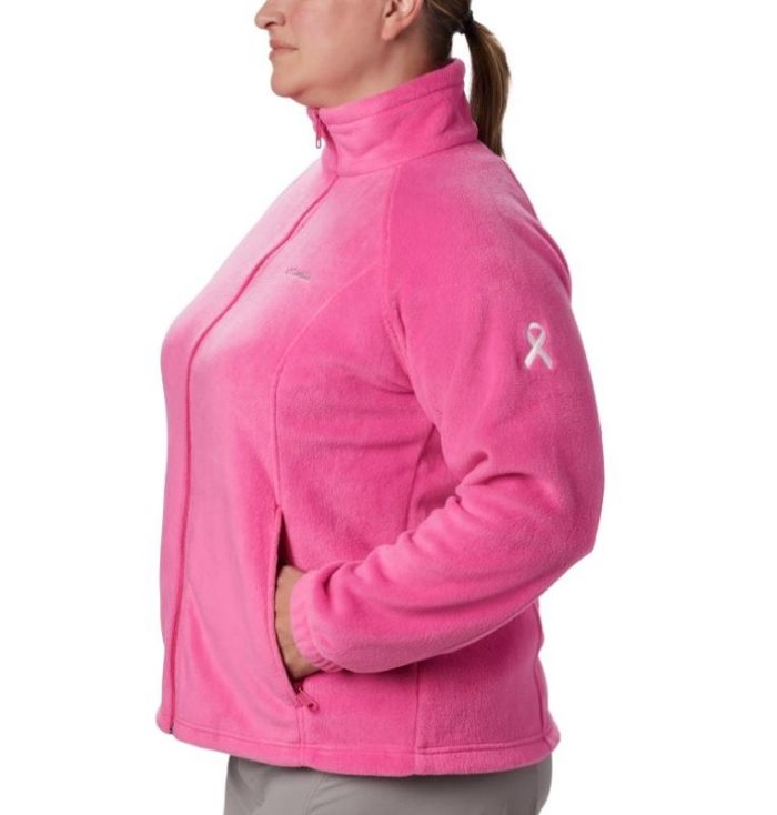 Jaqueta De Primavera Columbia Tested Tough In Pink™ Benton Springs Fleece Feminino Rosa Portugal | 166809-TMSU