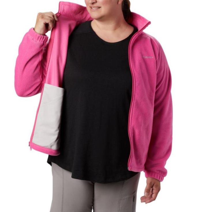 Jaqueta De Primavera Columbia Tested Tough In Pink™ Benton Springs Fleece Feminino Rosa Portugal | 166809-TMSU