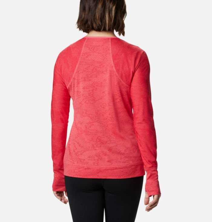 Camisetas Columbia Adventura Caminhada™ Long Sleeve T-Shirt Feminino Luz Coral Camufladas Portugal | 140441-DPBB