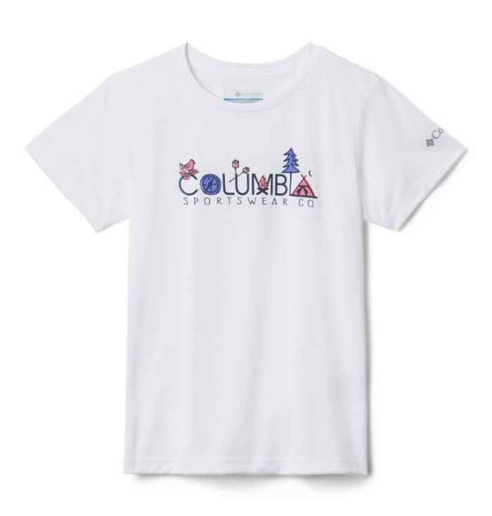 Camisetas Columbia Bellator Basin™ T-Shirt Criança Branco Portugal | 111241-PATB