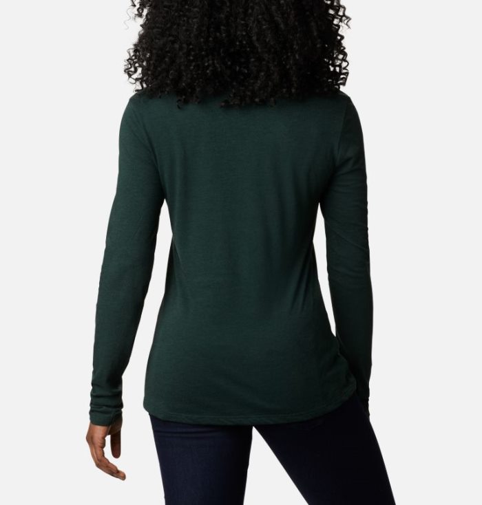 Camisetas Columbia Blustery Peak™ Long Sleeve Shirt Feminino Verdes Portugal | 130975-EU2R