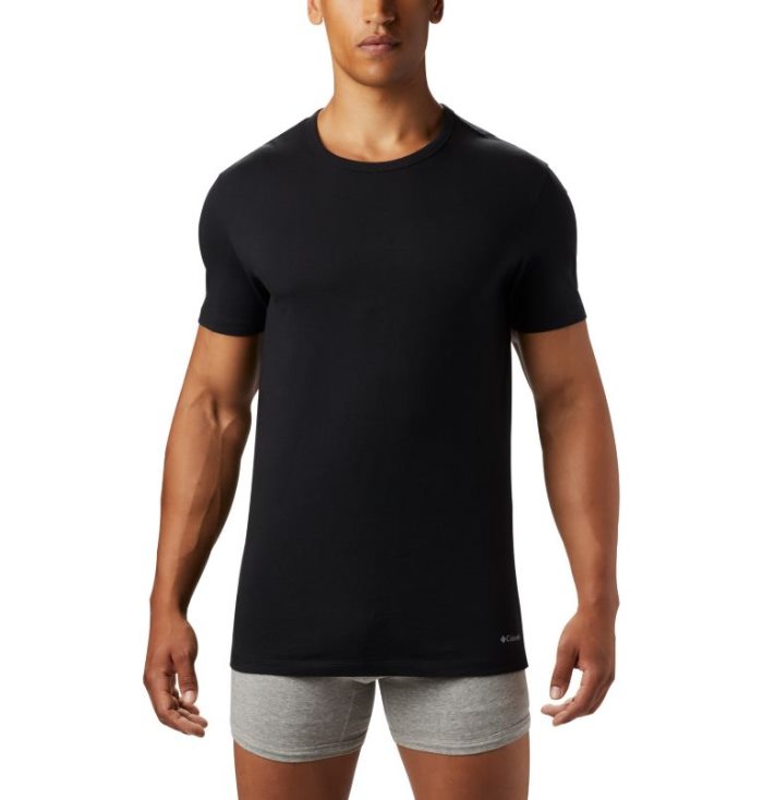 Camisetas Columbia Classicos Fit Crew Neck Tee Masculino Pretas Portugal | 112939-0ACL