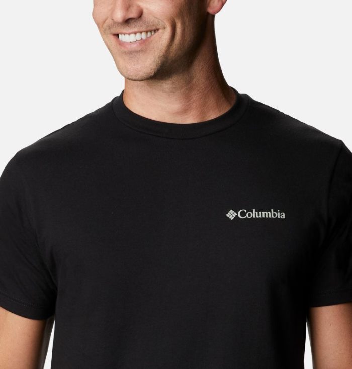 Camisetas Columbia Folklore T-Shirt Masculino Pretas Portugal | 138624-UG8L