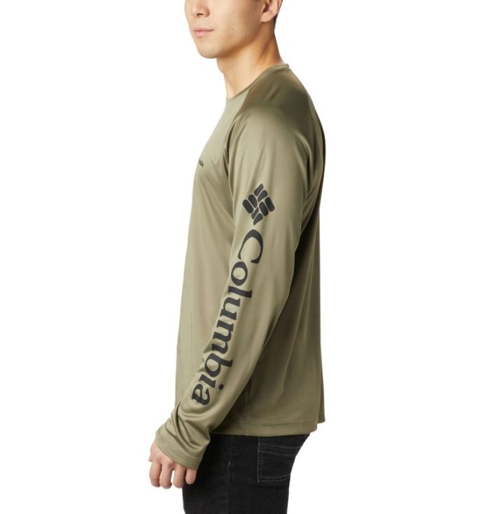 Camisetas Columbia Fork Stream™ Long Sleeve Shirt Masculino Verde Oliva Pretas Portugal | 193648-FZYH