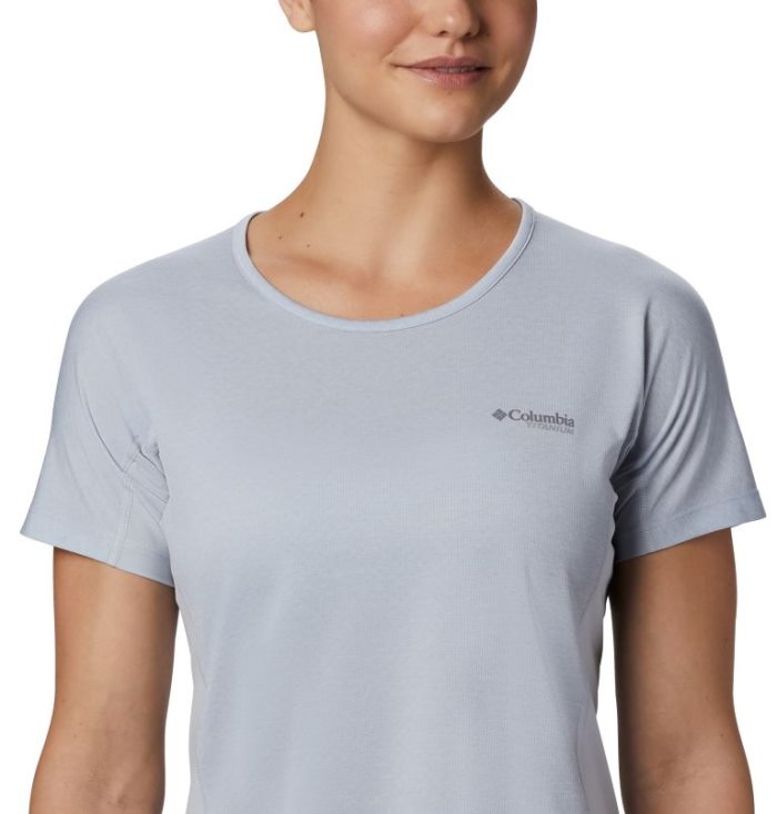 Camisetas Columbia Irico™ Knit Curta Sleeve Shirt Feminino Luz Cinzentas Portugal | 167142-ESHY