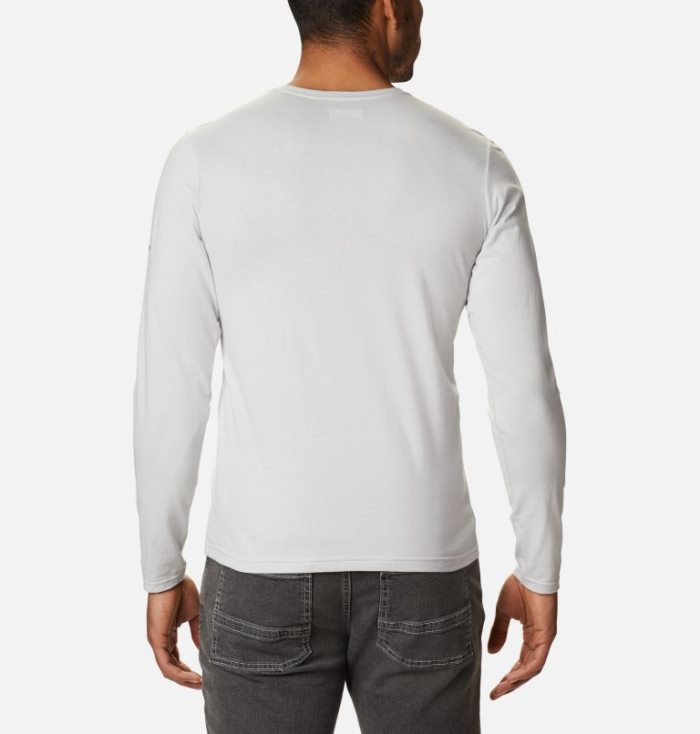 Camisetas Columbia Lookout Point™ Long Sleeve Gráficas T-Shirt Masculino Cinzentas Portugal | 172838-2KPU