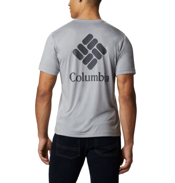 Camisetas Columbia Maxtrail Logo T-Shirt Masculino Cinzentas Portugal | 135161-P2HC