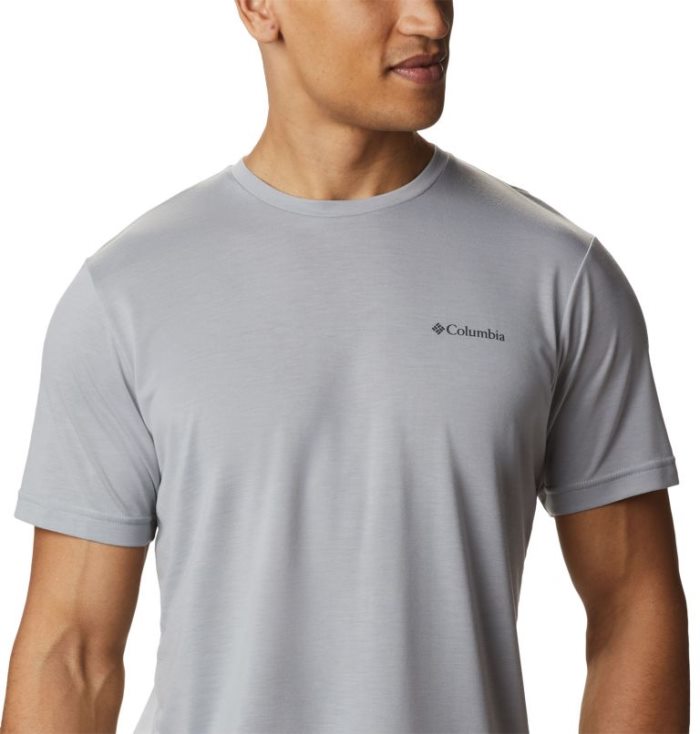 Camisetas Columbia Maxtrail Logo T-Shirt Masculino Cinzentas Portugal | 135161-P2HC