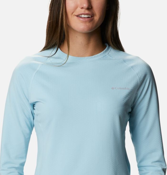 Camisetas Columbia Omni-Heat 3D™ Knit Crew II Baselayer Shirt Feminino Azuis Portugal | 156392-6VOC