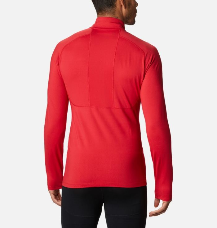 Camisetas Columbia Omni-Heat 3D™ Knit Half Zip II Baselayer Shirt Masculino Vermelhas Portugal | 117206-XCPB