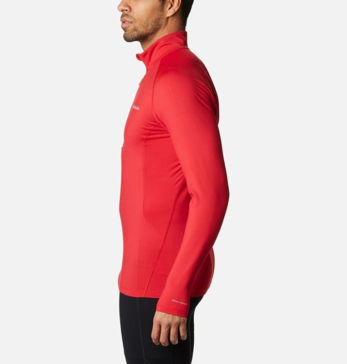 Camisetas Columbia Omni-Heat 3D™ Knit Half Zip II Baselayer Shirt Masculino Vermelhas Portugal | 117206-XCPB