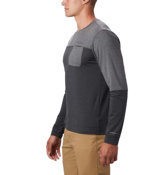 Camisetas Columbia Outdoor Elements™ Long Sleeve T-Shirt Masculino Cinzentas Portugal | 130644-D0MW