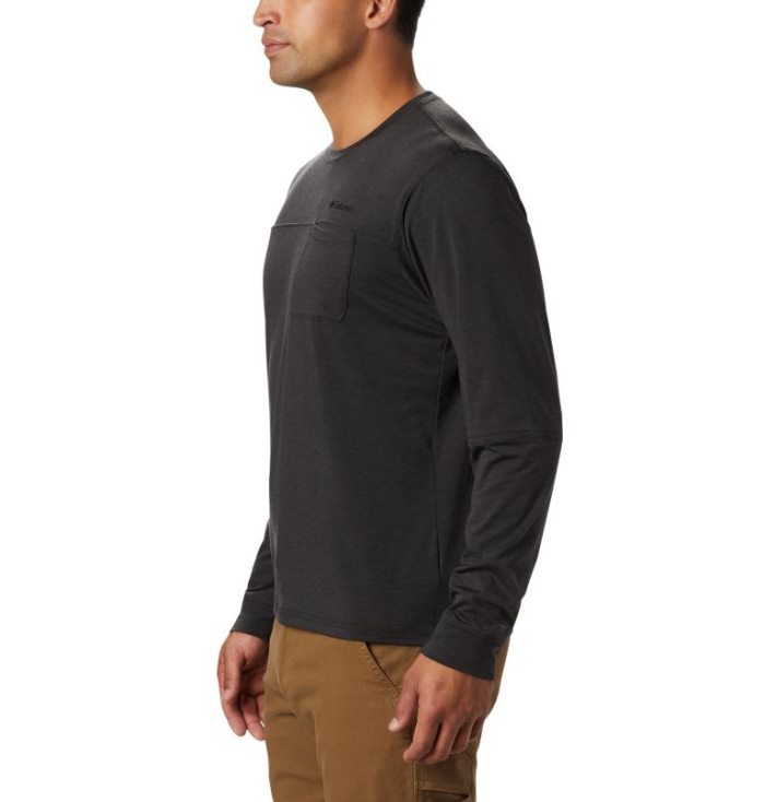 Camisetas Columbia Outdoor Elements™ Long Sleeve T-Shirt Masculino Pretas Portugal | 141890-0IVP