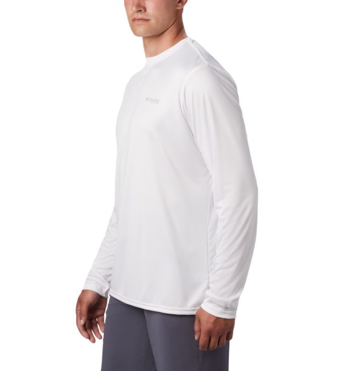 Camisetas Columbia PFG Terminal Tackle™ Americana Long Sleeve Shirt Masculino Branco Portugal | 180507-QBYZ