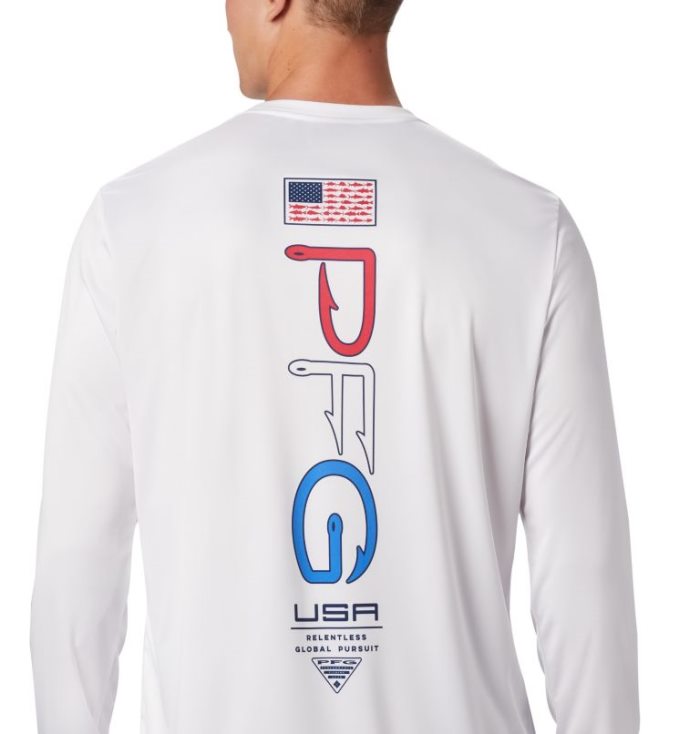 Camisetas Columbia PFG Terminal Tackle™ Americana Long Sleeve Shirt Masculino Branco Portugal | 180507-QBYZ