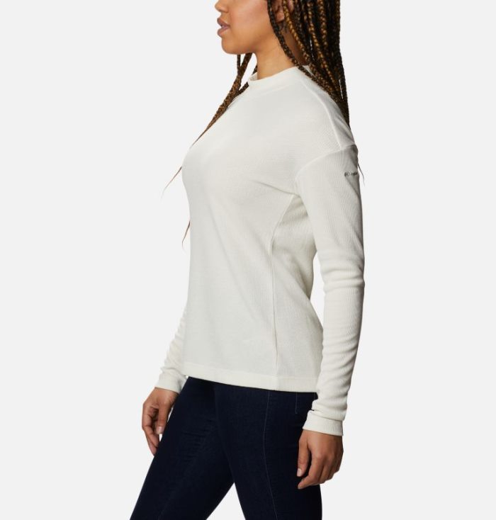 Camisetas Columbia Pine Street™ Long Sleeve Knit Feminino Creme Portugal | 153457-BZ8C