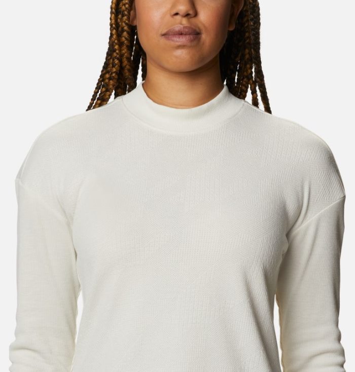 Camisetas Columbia Pine Street™ Long Sleeve Knit Feminino Creme Portugal | 153457-BZ8C