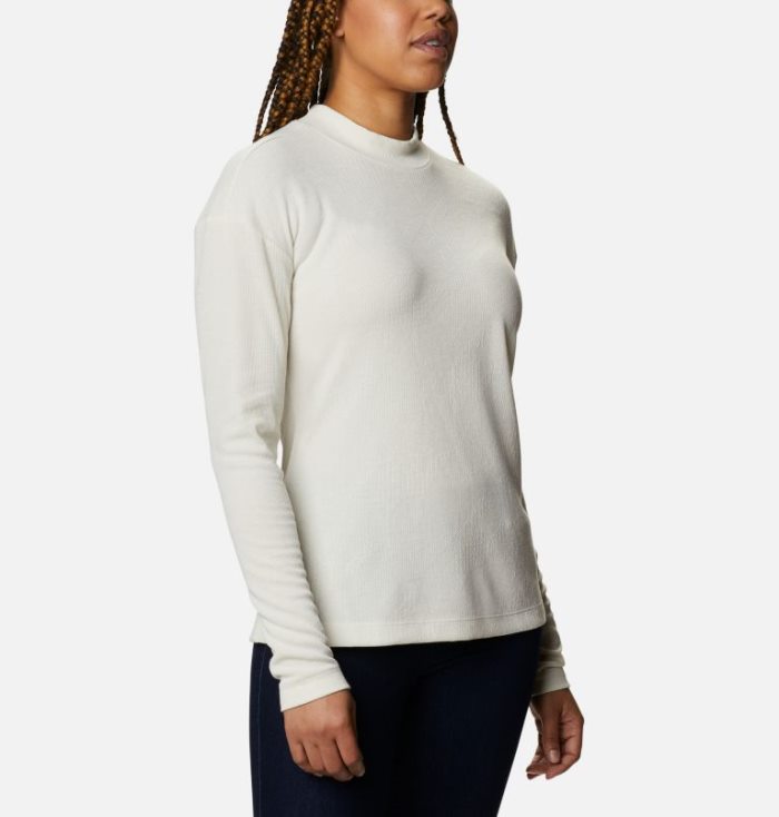 Camisetas Columbia Pine Street™ Long Sleeve Knit Feminino Creme Portugal | 153457-BZ8C