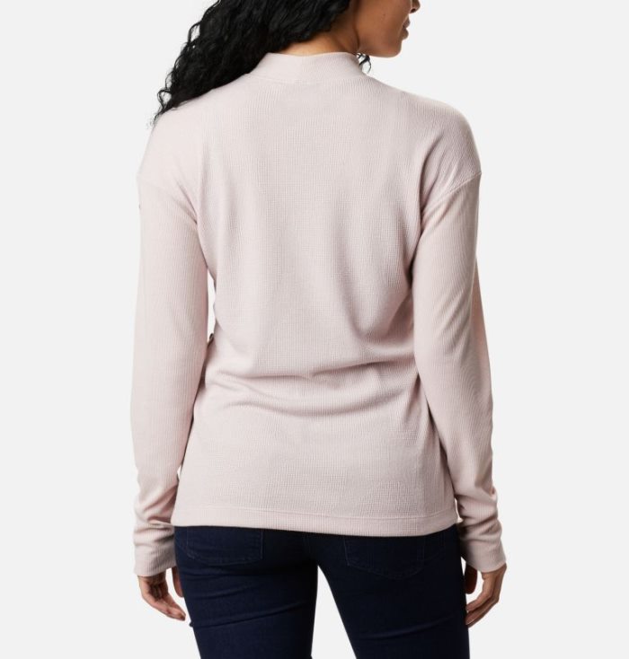 Camisetas Columbia Pine Street™ Long Sleeve Knit Feminino Luz Rosa Portugal | 168181-Z9N9