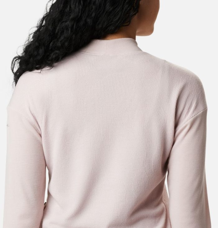 Camisetas Columbia Pine Street™ Long Sleeve Knit Feminino Luz Rosa Portugal | 168181-Z9N9