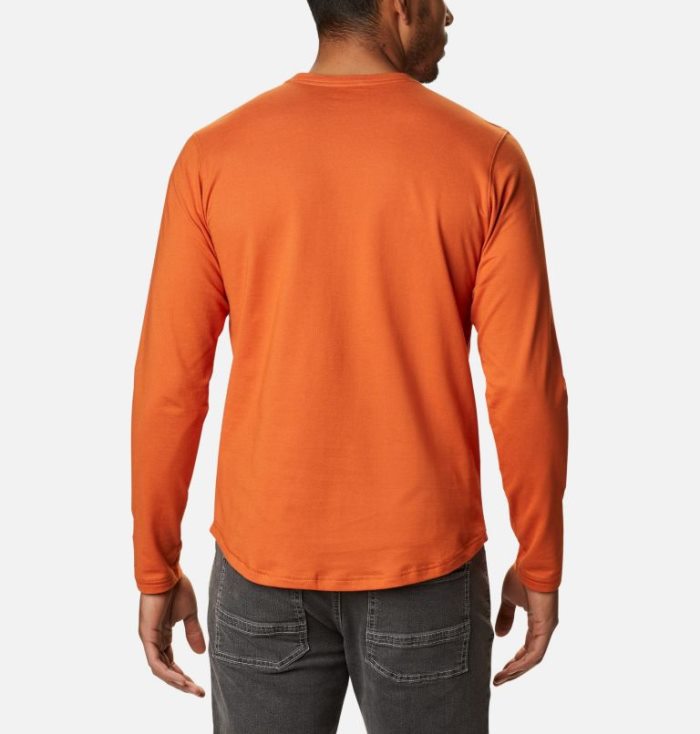 Camisetas Columbia Rugged Ridge™ Long Sleeve Crew Masculino Laranja Portugal | 124878-IF3N