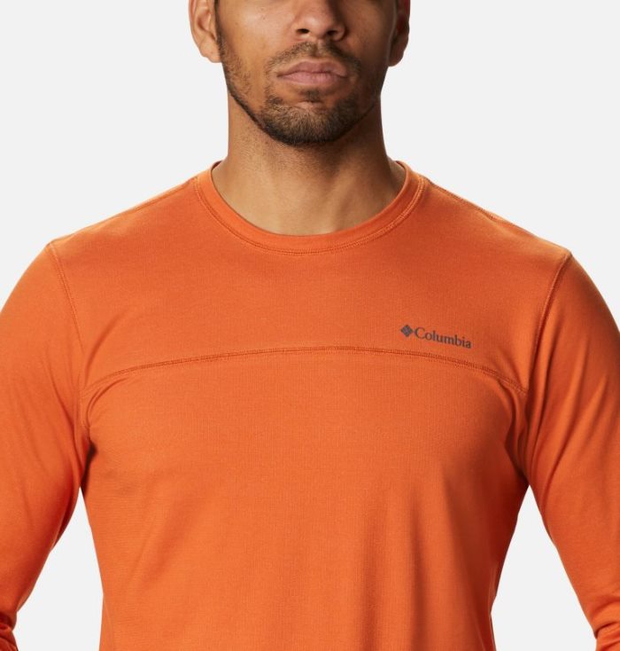 Camisetas Columbia Rugged Ridge™ Long Sleeve Crew Masculino Laranja Portugal | 124878-IF3N