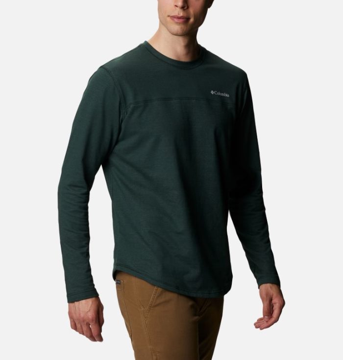 Camisetas Columbia Rugged Ridge™ Long Sleeve Crew Masculino Verdes Portugal | 174316-BM4L