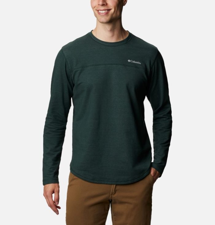 Camisetas Columbia Rugged Ridge™ Long Sleeve Crew Masculino Verdes Portugal | 174316-BM4L