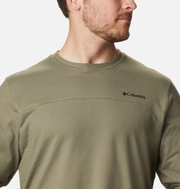 Camisetas Columbia Rugged Ridge™ Long Sleeve Crew Masculino Verdes Portugal | 180288-RFC2