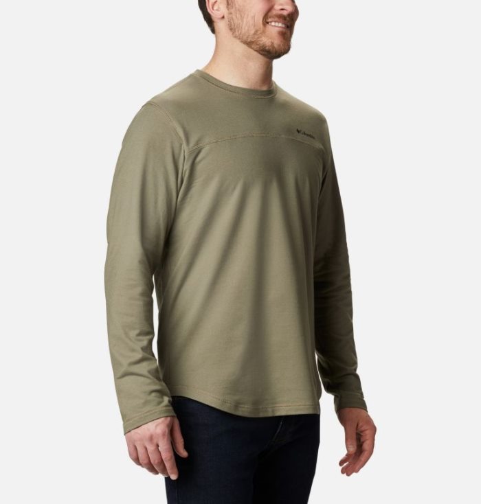 Camisetas Columbia Rugged Ridge™ Long Sleeve Crew Masculino Verdes Portugal | 180288-RFC2