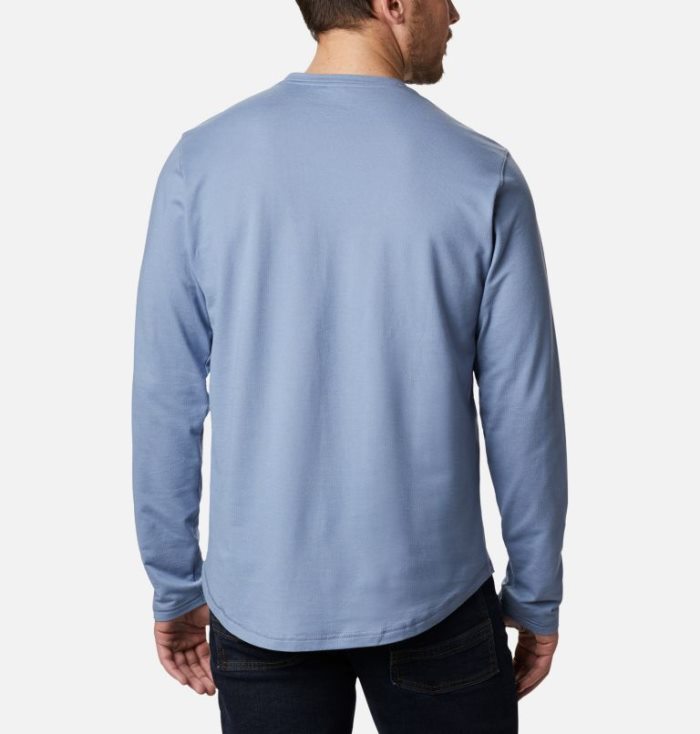 Camisetas Columbia Rugged Ridge™ Long Sleeve Crew Masculino Azuis Portugal | 186087-7KDR