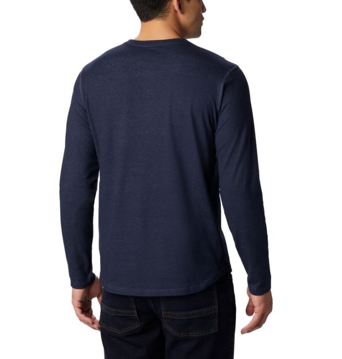 Camisetas Columbia Rugged Ridge™ Long Sleeve Crew Masculino Azul Marinho Portugal | 193522-0XQD