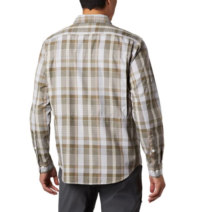 Camisetas Columbia Silver Ridge™ 2.0 Plaid Long Sleeve Shirt Masculino Caqui Multicoloridas Portugal | 185554-A4BQ