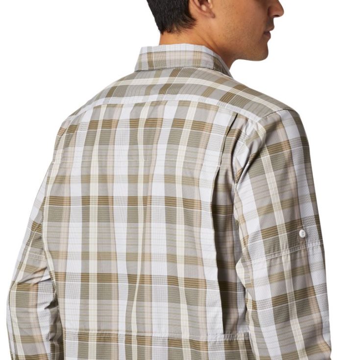 Camisetas Columbia Silver Ridge™ 2.0 Plaid Long Sleeve Shirt Masculino Caqui Multicoloridas Portugal | 185554-A4BQ