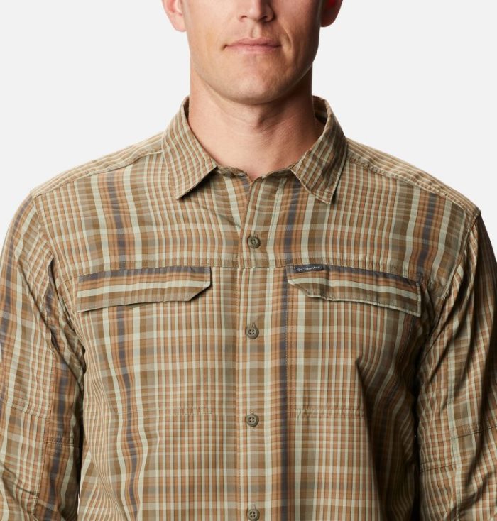 Camisetas Columbia Silver Ridge™ 2.0 Plaid Long Sleeve Shirt Masculino Marrom Multicoloridas Portugal | 191888-WEMG