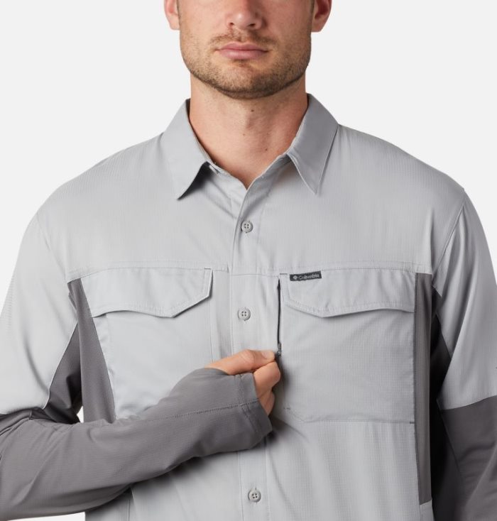 Camisetas Columbia Silver Ridge™ Lite Híbrido Shirt Masculino Cinzentas Portugal | 143119-7IGC