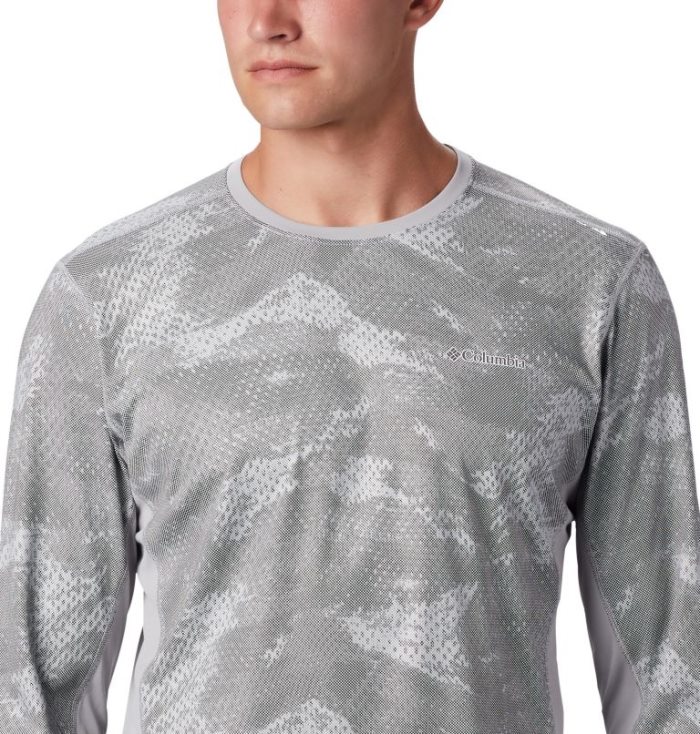 Camisetas Columbia Solar Chill™ 2.0 Long Sleeve Masculino Cinzentas Portugal | 147896-S4SS