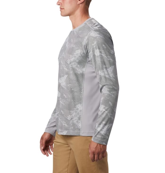 Camisetas Columbia Solar Chill™ 2.0 Long Sleeve Masculino Cinzentas Portugal | 147896-S4SS