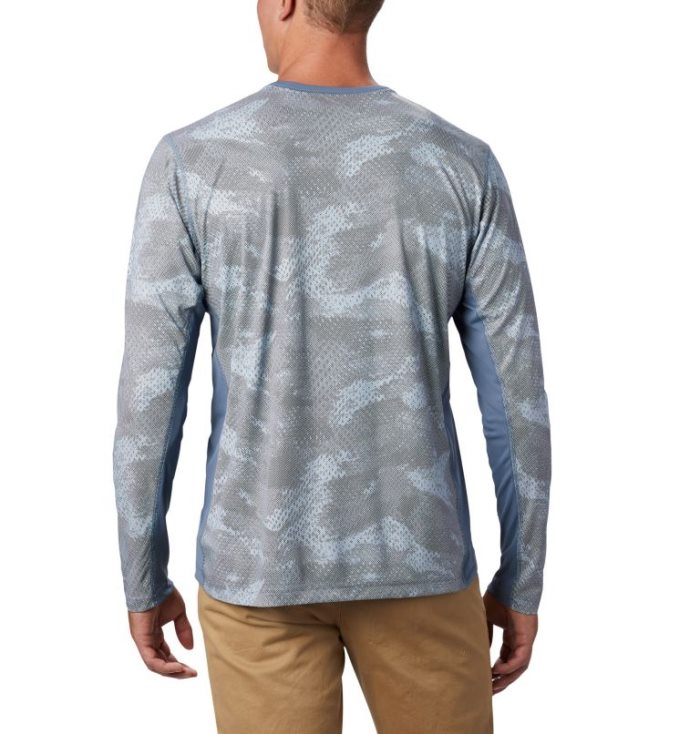 Camisetas Columbia Solar Chill™ 2.0 Long Sleeve Masculino Cinzentas Portugal | 198524-8F7Y