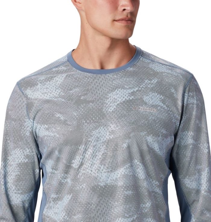 Camisetas Columbia Solar Chill™ 2.0 Long Sleeve Masculino Cinzentas Portugal | 198524-8F7Y